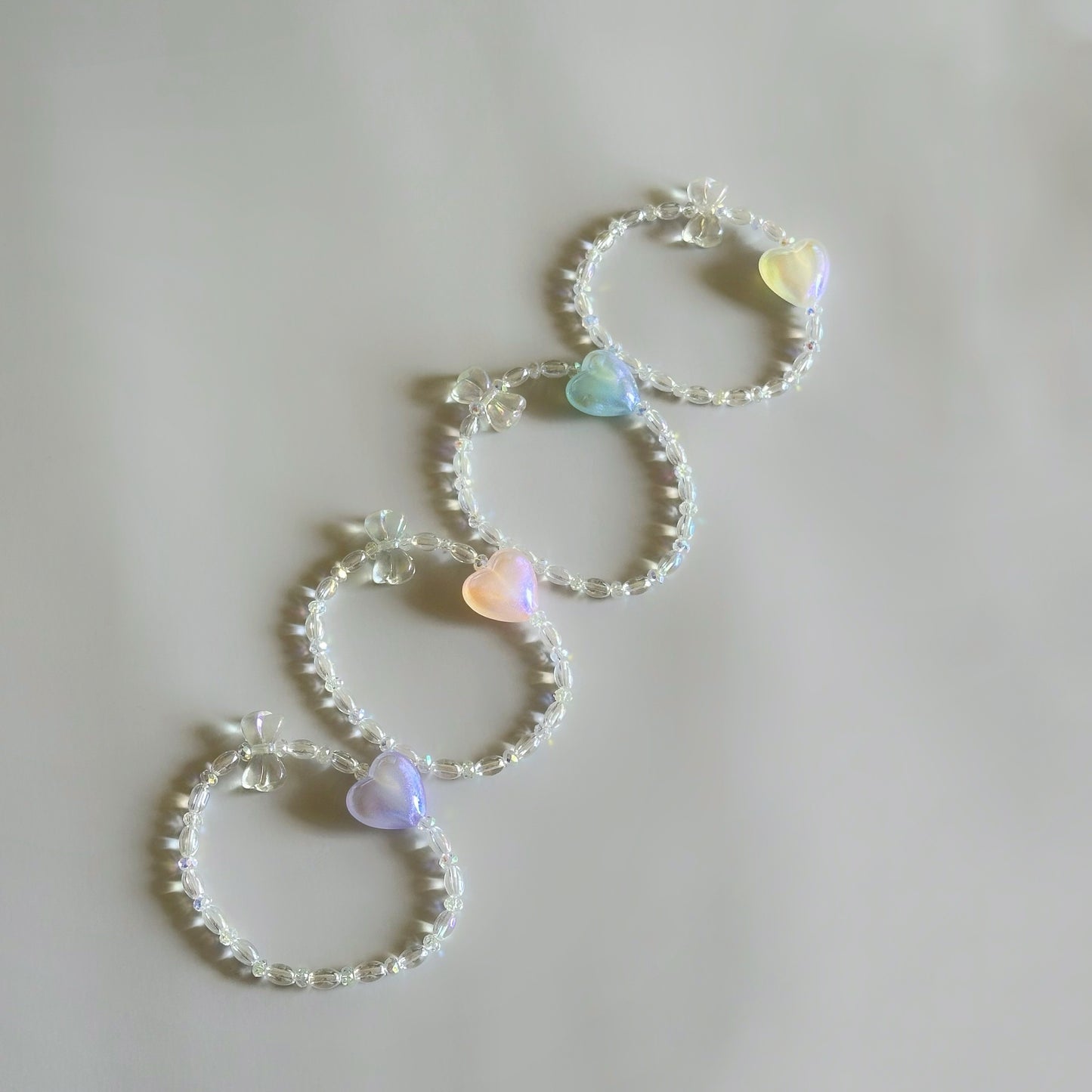 Big pearl heart beaded Bracelet