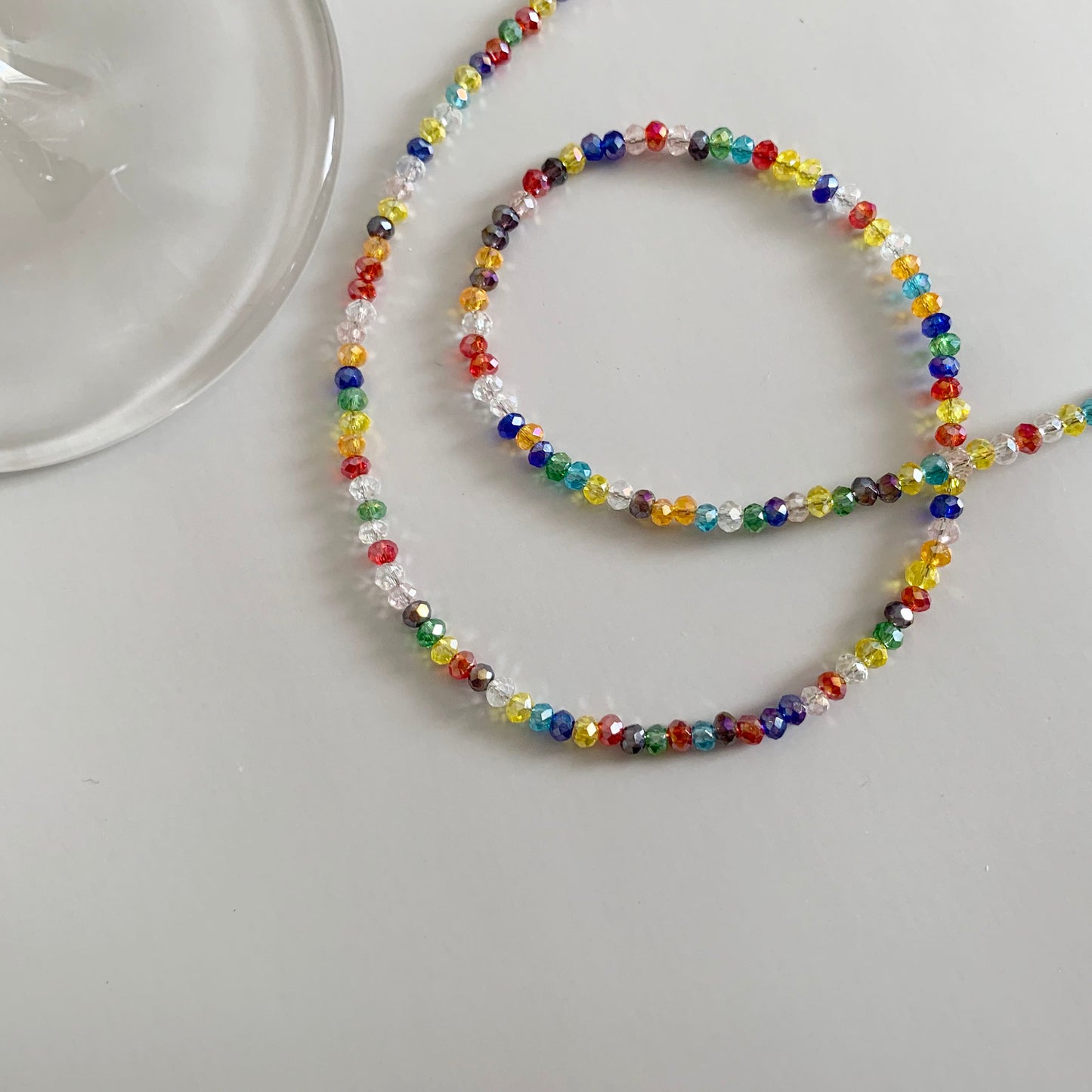 Rainbow Beaded Necklace