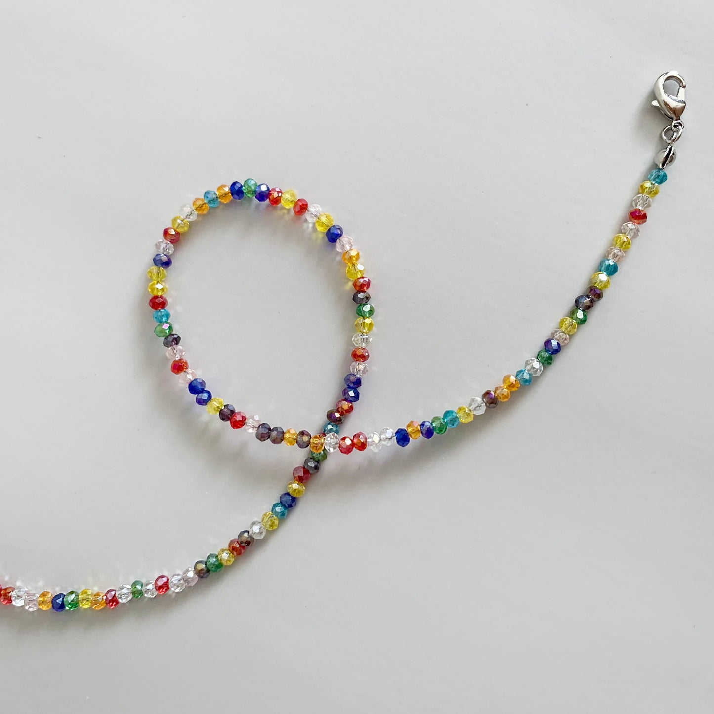 Rainbow Beaded Necklace