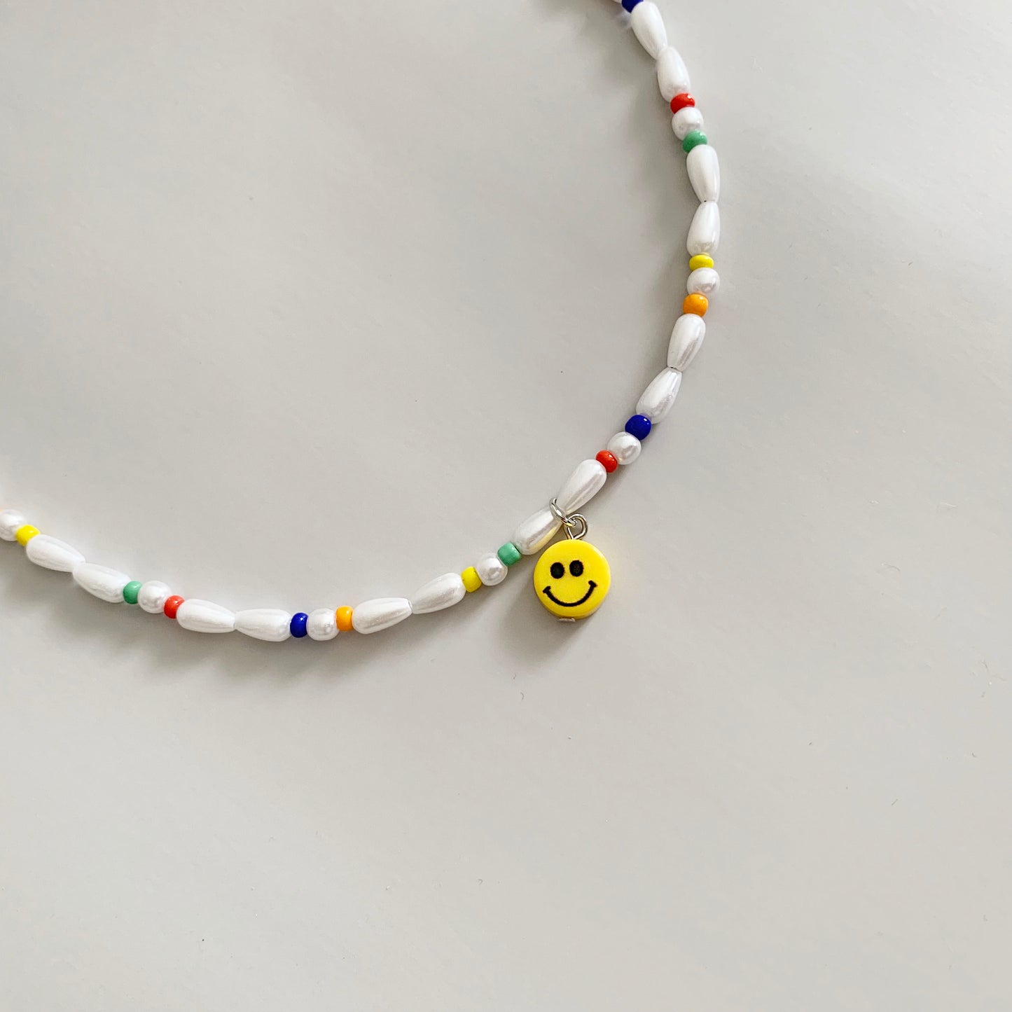 Smile Pearl Beaded Necklace