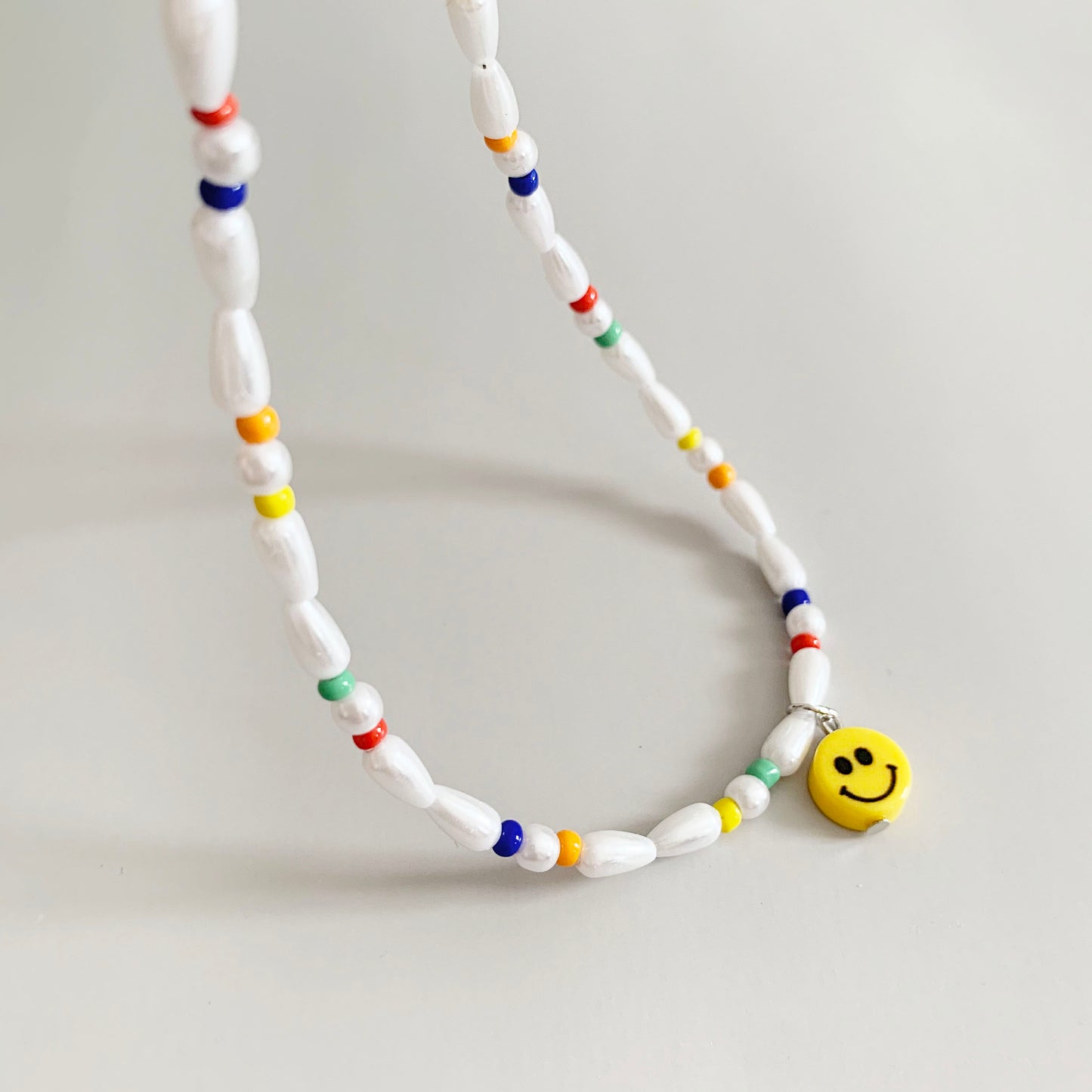 Smile Pearl Beaded Necklace