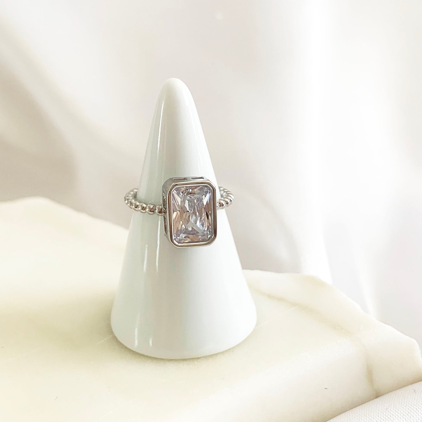 CZ Solitaire Ring