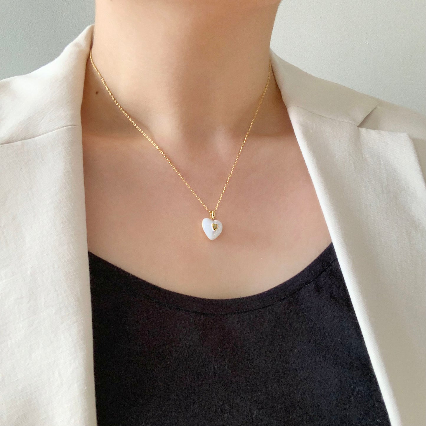 Bold Heart Necklace[Back in stock]