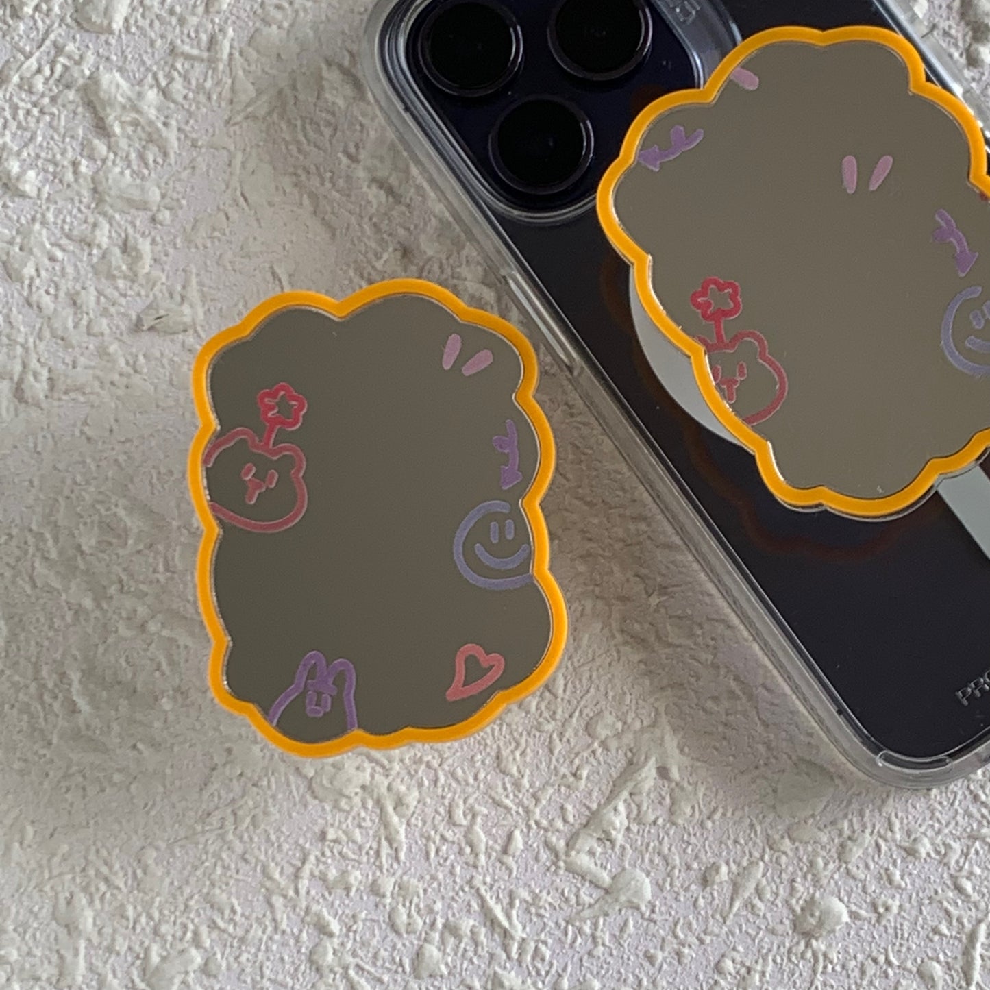 Irregular Mirror popsocket(Griptok)