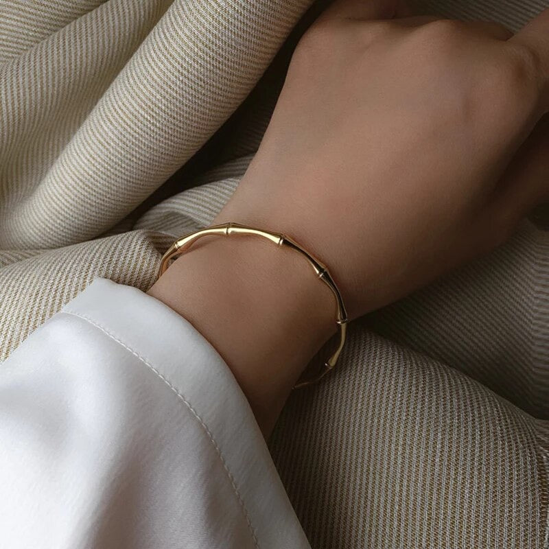 Bamboo Open Bangle