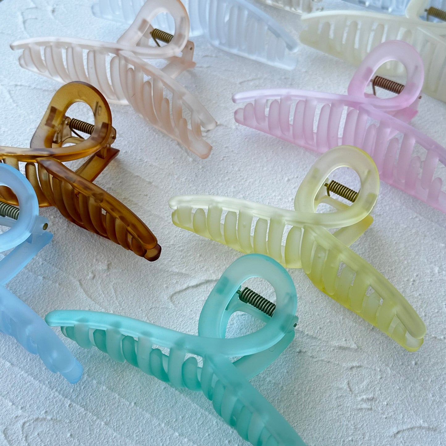 Matte Transparent Claw Clip